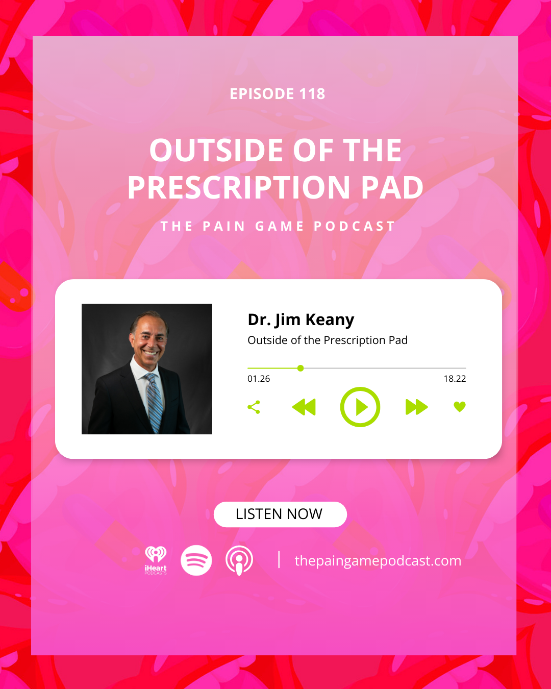 Episode 118 Outside of the Prescription Pad.